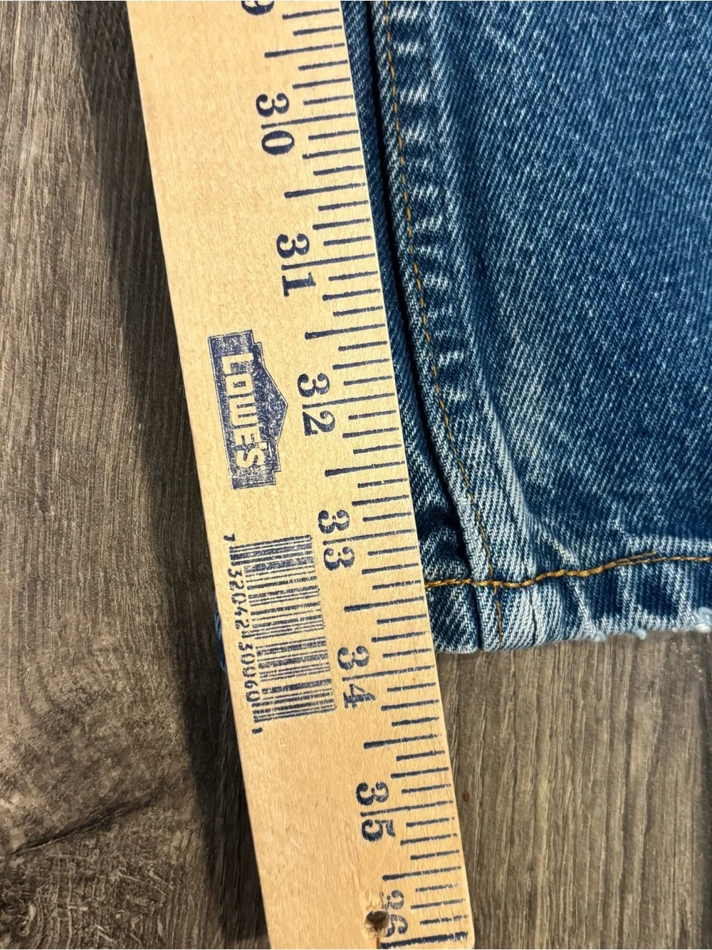 Vintage 70’s? Levi's Orange Tab 575 Blue Bell Bottom High Waist Jeans Mens 32x34